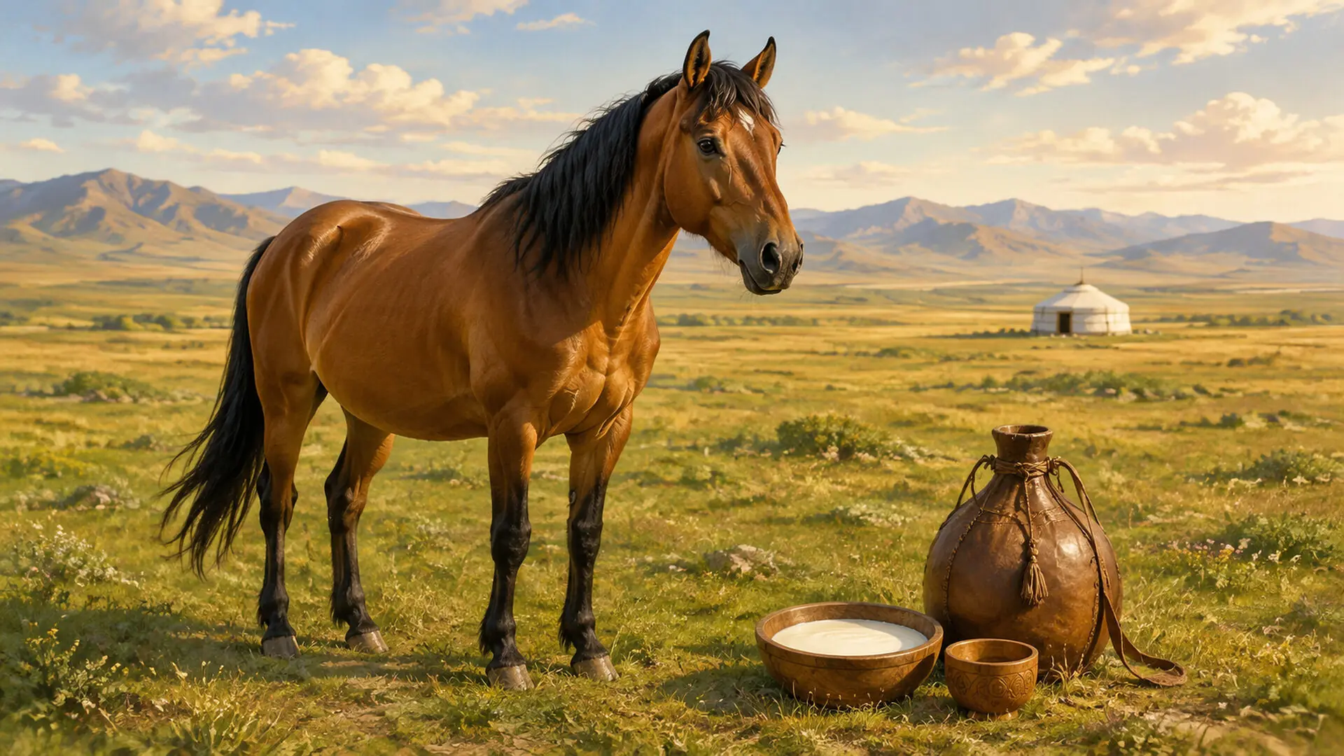 Horse Milk illustration