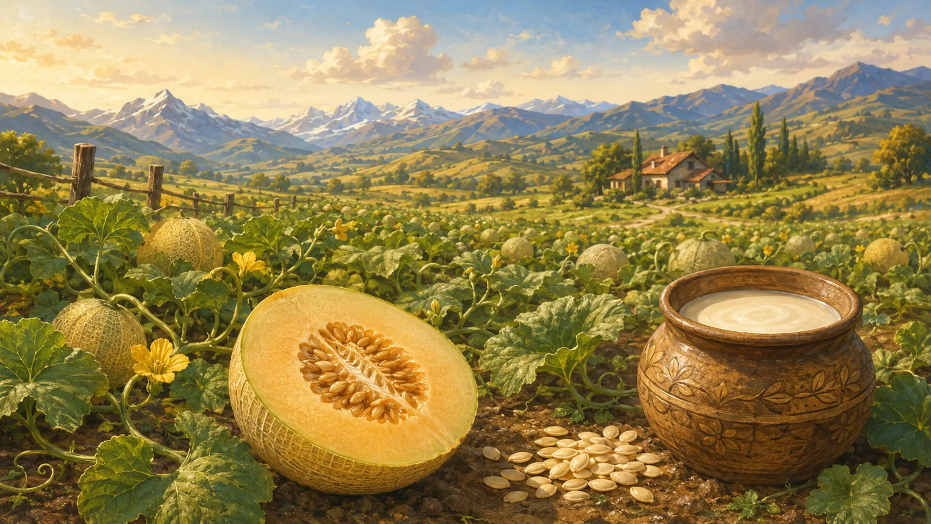 Melon Seed Milk illustration