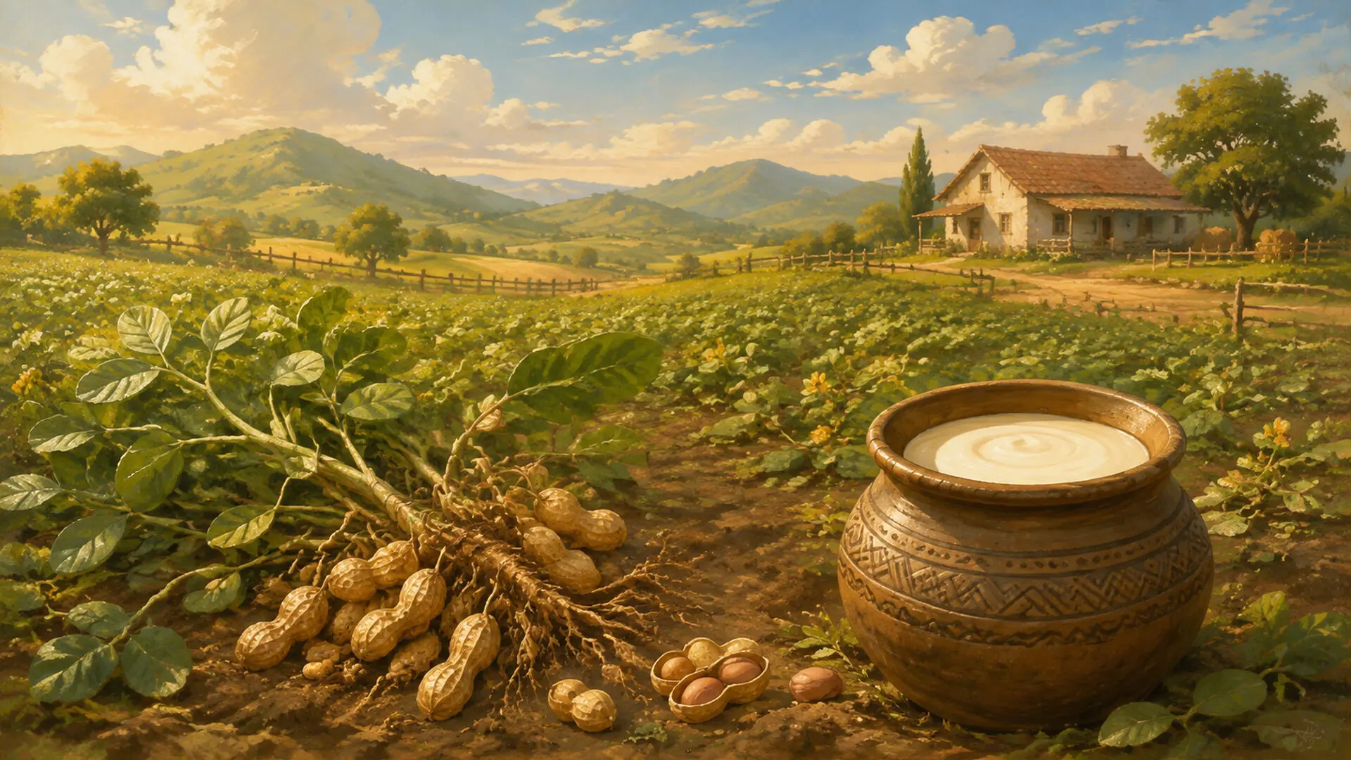 Peanut Milk illustration