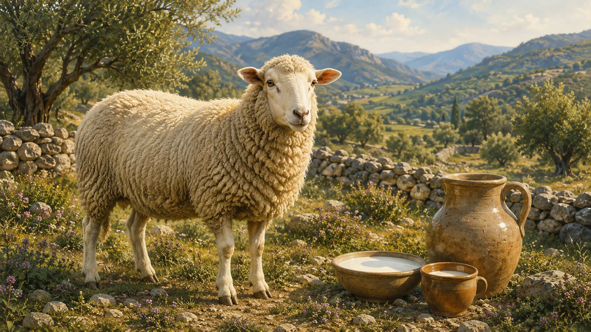 Sheep Milk illustration