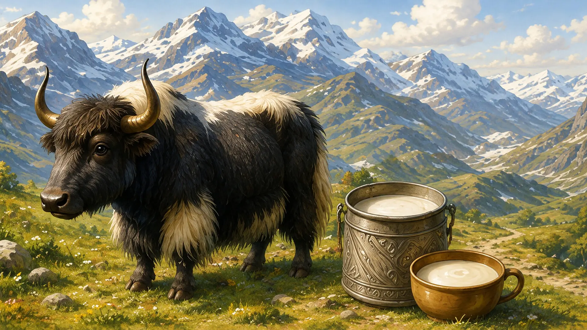 Yak Milk illustration