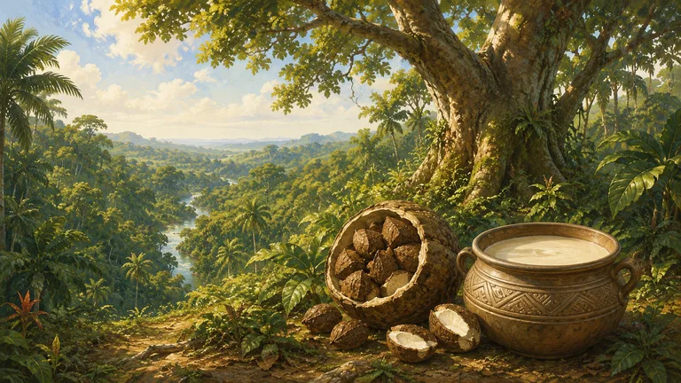 Brazil Nut Milk illustration