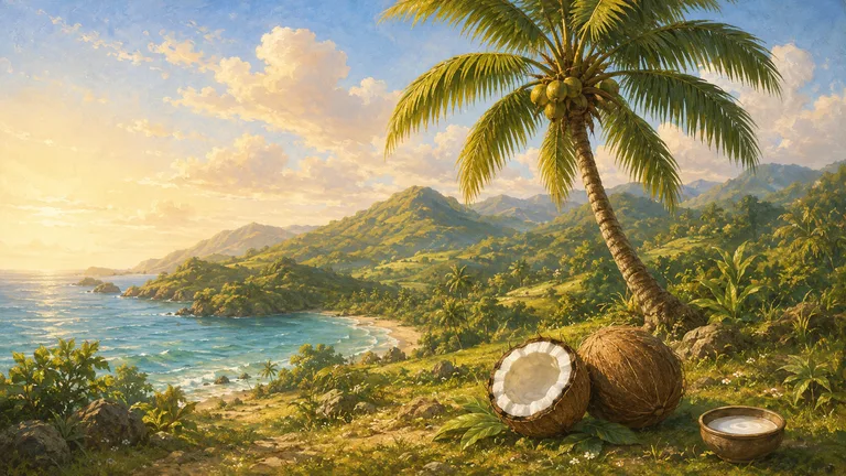 Coconut Milk illustration