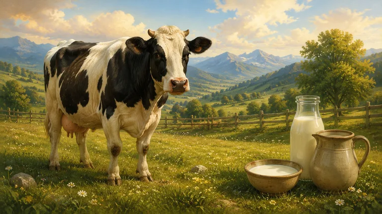 Cow Milk illustration