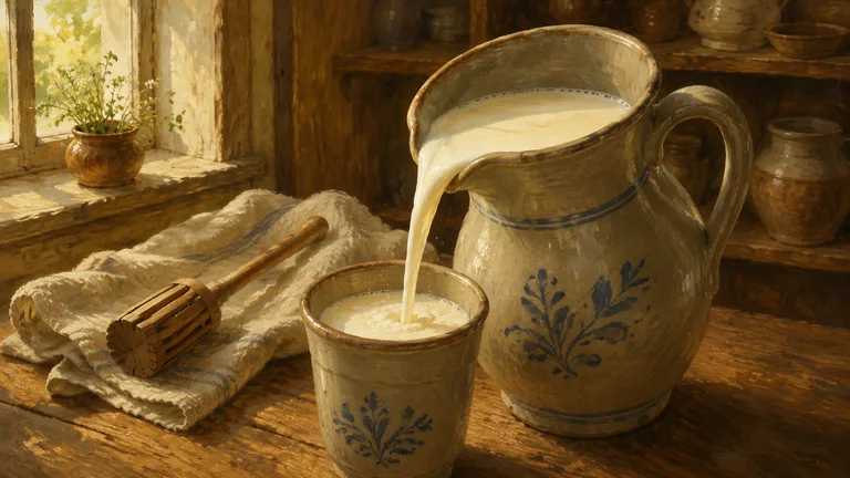 Cultured Buttermilk illustration