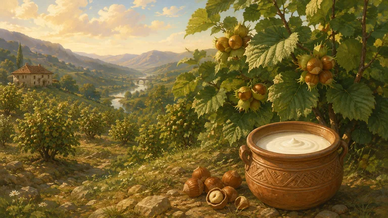 Hazelnut Milk illustration