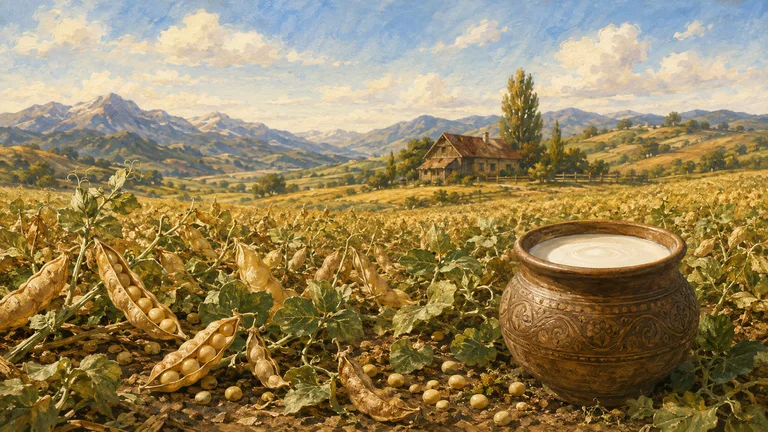 Pea Milk illustration