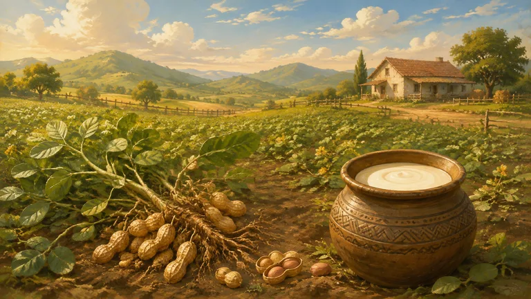 Peanut Milk illustration