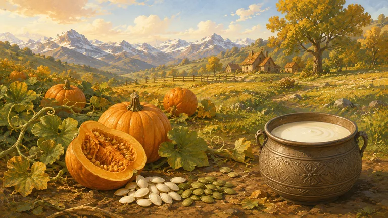 Pumpkin Seed Milk illustration