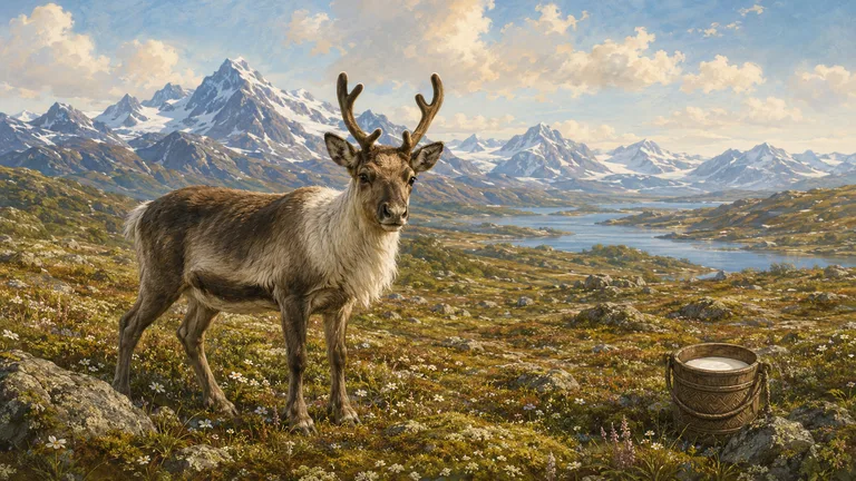 Reindeer Milk illustration