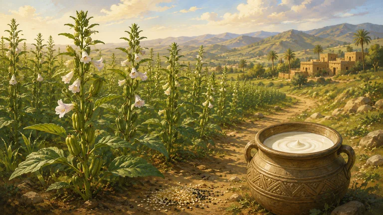 Sesame Milk illustration