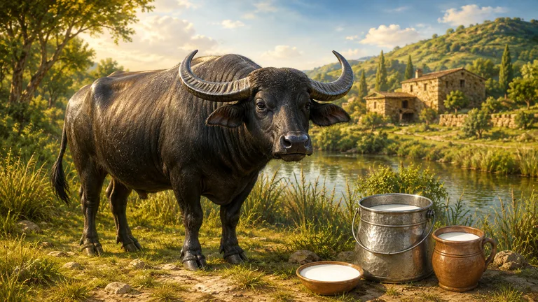 Water Buffalo Milk illustration